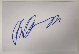 Arnold Schwarzenegger Signed Autographed 4x6 Index Card - $75.00