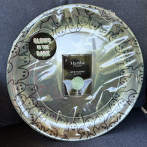 Martha Stewart Halloween Ghost Platters Round 3pc GLOW IN THE DARK 16” New - $24.99
