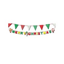 Merry Christmas decorations indoor banners santa claus reindeer snowman ... - £4.79 GBP