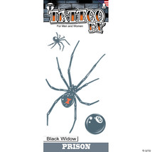 Prison adhesive tattoo black widow - $3,327.35 MXN