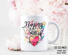 Nurse Coffee Mug, Mug For RN, Gift For Nurse Graduation, CNA Gift, LPN, ... - £15.98 GBP