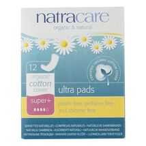 Natural Ultra Pads Super Plus W/organic Cotton Cover - 12 Pack - $20.45