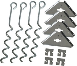 Earth Anchor Kit By Arrow Shed, Model Number Ak600. - $39.99