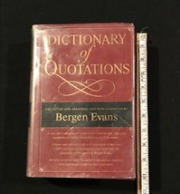 Dictionary of Quotations ~ 1993 ~ Bergen Evans - £3.18 GBP