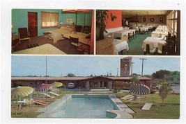 The New Siesta Motel &amp; Restaurant Postcard Laredo Texas Best Western  - £7.78 GBP