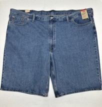 NWT Levis 469 Loose Jean Shorts Light Denim Men Size 54 (Measure 54x12) Bermuda - £22.21 GBP