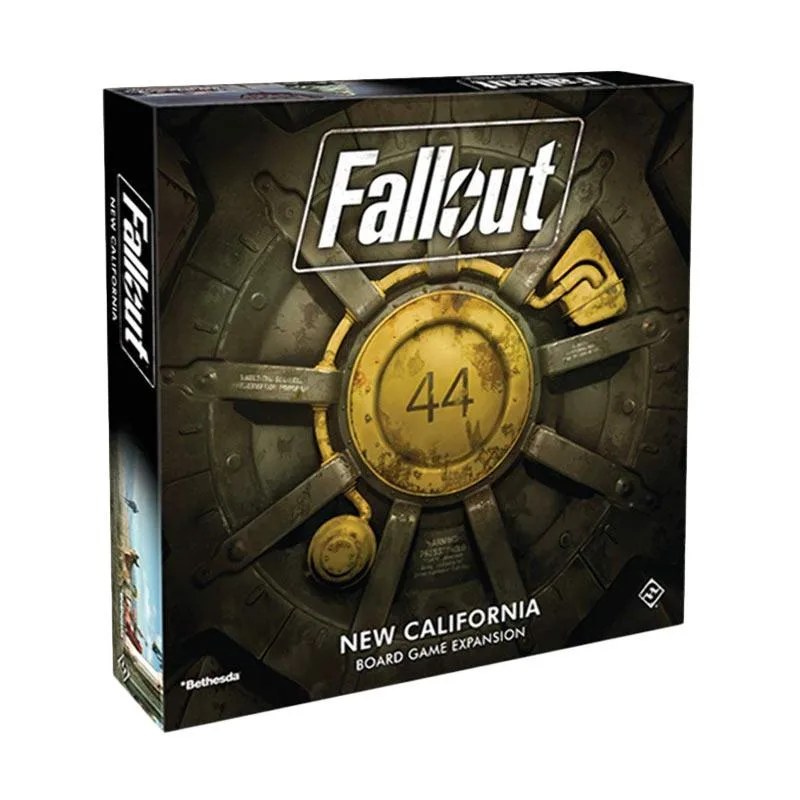 Fallout New California Board Game Expansion Bethesda Fantasy Flight Rare... - $330.00