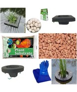 Floating Pond Planter Kit Small Pond, Baskets, Substrate, Gloves & Fertilizer - $81.13