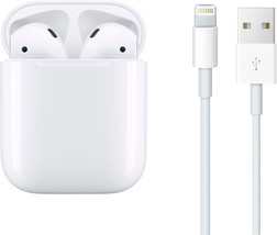 Apple Airpods 2 White With Charging Case In Ear Headphones Earphones MV7N2AM/A - £78.31 GBP