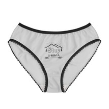 Women&#39;s &quot;Stay Wild&quot; Briefs: Ultra-Comfy, Lightweight, All-Polyester, Pri... - $30.90