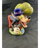 Disney Porcelain Three Little Pigs Big Bad Wolf  MINT Rare Stunning JP3 - $143.55