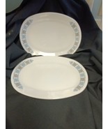 2 Pyrex JAJ Chelsea Oval Serving Platter/Steak Plate 1967-1978 England 1... - £22.02 GBP