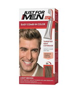 Just For Men Easy Comb-in Hair Color for Men with Applicator- Light Brow... - $12.21 CAD
