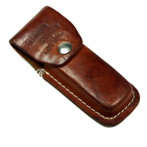 Stanley Proto Folding Knife Leather Sheath Vintage up to 5 inch - £12.69 GBP