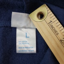 Highland Originals Men's Blue Cotton Blend Pullover Hoodie Sweatshirt Size Large image 4