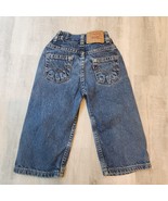 Vintage Levi&#39;s 90&#39;s 566 Loose Fit Jeans Child Size 3T Red Tab - $721.31 MXN