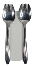 Serving Fork Set of 2 Superior Stainless USA 7.5” Total Length Oval Handle - $9.59