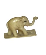 Vintage Celluloid Elephant Figurine Trunk Up Lucky Elephant - $9.90