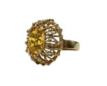 Citrine Women&#39;s Cluster ring 18kt Yellow Gold 379329 - $349.00