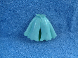 Polly Pocket Disney Fairy Green Glitter Rubber Skirt for 3 1/2&quot; Dolls - £0.90 GBP