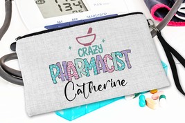 Personalized Pharmacist Bag, Pharmacy Student Gift, Accessory Pouch, Pha... - £12.50 GBP