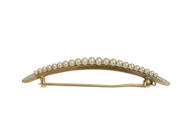 1920&#39;s Pearl Pin Brooch in 14k Yellow Gold  - €390,79 EUR