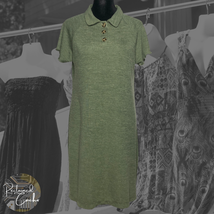 Good Luck Gem Womens Green Short Sleeve Casual Collared Polo Knit Dress ... - £14.70 GBP