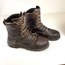 Danner Gritstone 8&quot; Brown Alloy Toe Vibram Waterproof Boots 14226 Mens Size 11D - £55.46 GBP