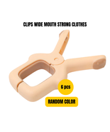 Wide Mouth Strong Clothes Clips Windproof Laundry Clips (6 pcs) - $45.89