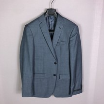 John Varvatos Blue Bedford-NN Notch Lapel Wool Suit Jacket Size 38R - £79.75 GBP