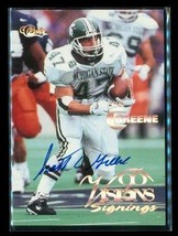 Vintage 1996 Classic Visions Autograph Football Card Scott Greene Panthers - M - £11.63 GBP