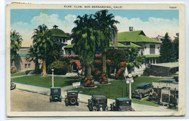 Elks Club San Bernardino California 1933 postcard - $6.44