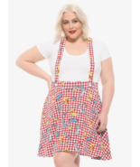 Disney Lady and the Tramp Checkered Suspender Skirt Plus Size 1, 2 - £27.53 GBP+