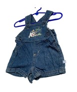 Disney Baby Infant First Girls Size Newborn Jean Denim Romper Shortalls ... - $14.84