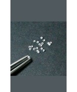 Coupe Ronde 0.30 Carats Naturel J-K / SI-I1 Desseré Diamant 15 PC Lot 0.... - $120.54