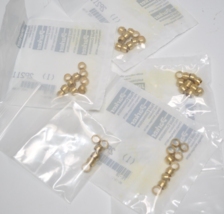 Lot of 46 PARKER BRASS COMPRESSION SLEEVES FOR 1/4&quot; O.D. TUBING Part# 2P211 - $39.59