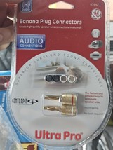 GE Banana Plugs 87642 Center Pin Ultra Pro New Audiophile - $14.99