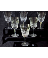WATERFORD CRYSTAL Hand Cut LISMORE 6.875&quot; Water Goblets 8 Ounce   - Set ... - $232.36 CAD