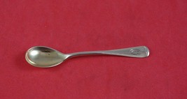 H 206 by Gorham Sterling Silver Salt Spoon Master Gold Washed 3&quot; - $58.41