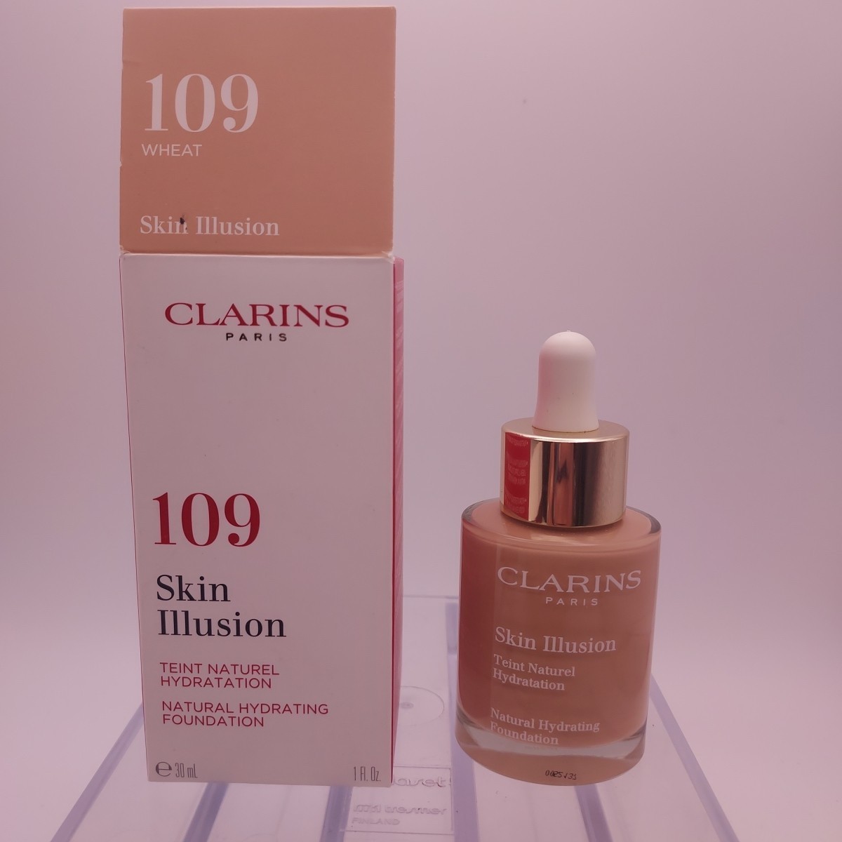 Clarins Skin Illusion Natural Hydrating Foundation NO SPF 1oz 109 WHEAT - $39.59