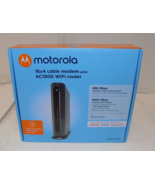 Motorola AC 1900 MG7550 Cable Modem + Wi-Fi Router-Black - £38.51 GBP