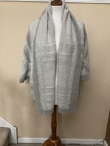 Marc Cain Sz Lg/N3 Cardigan Jacket Knitted In Germany Gray DC 31.61 M36 - £45.41 GBP