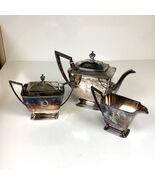 Vtg Deco Pairpoint Sheffield USA 0315 Silver Plated Coffee Tea Service Set - $55.00