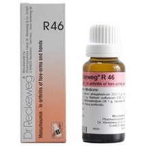 5x Dr Reckeweg Germany R46 Manurheumin Drops 22ml | 5 Pack - £31.03 GBP
