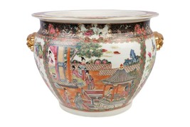 Oriental Rose Canton Style Porcelain Bowl - £193.82 GBP