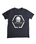 PHILIPP PLEIN Platinum Cut Round Neck Skull Shirt Men&#39;s Size Small - $59.35