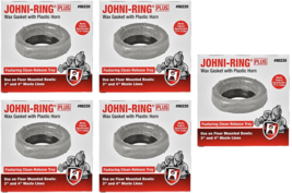 TOILET WAX RING GASKET w/ PLASTIC HORN - HERCULES 90220 JOHNI-RING PLUS ... - $535.15 MXN