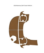 2018 Monterey 204 FE Swim Platform Step Pad Boat EVA Foam Faux Teak Deck... - $545.71 CAD