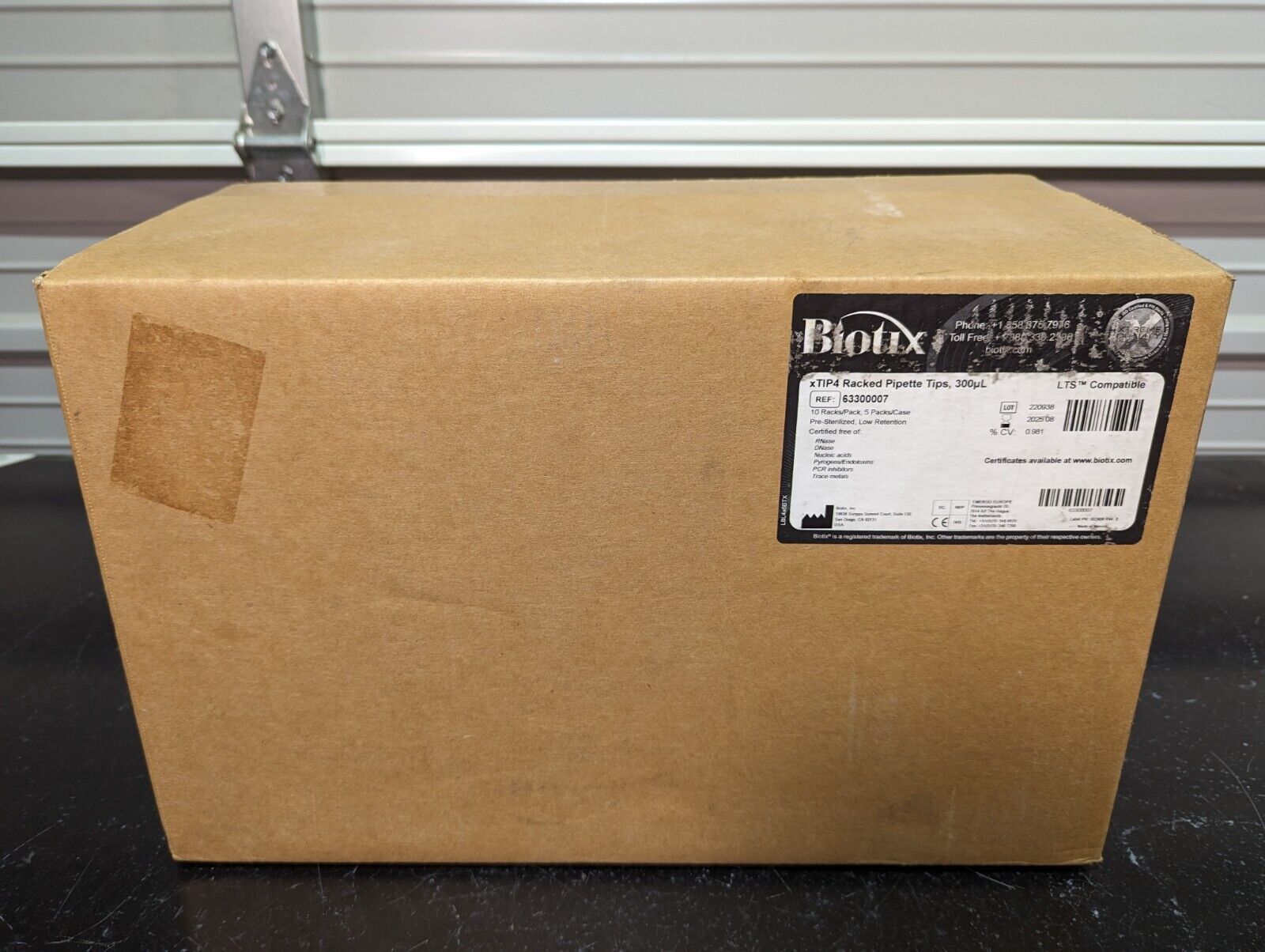 Biotix xTIP4 300uL Sterile Racked Rainin LTS Pipette Tips 63300007 /Case... - $265.50