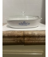 Vintage Corning Ware Blue Cornflower P-10-B Casserole Dish &amp; Lid 10&quot;x 10... - $19.79